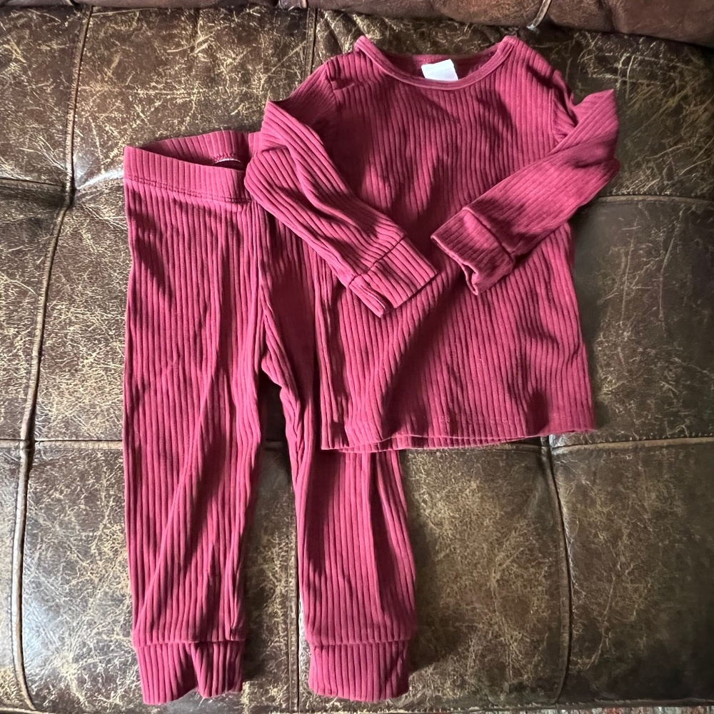 H&M rib knit lounge set